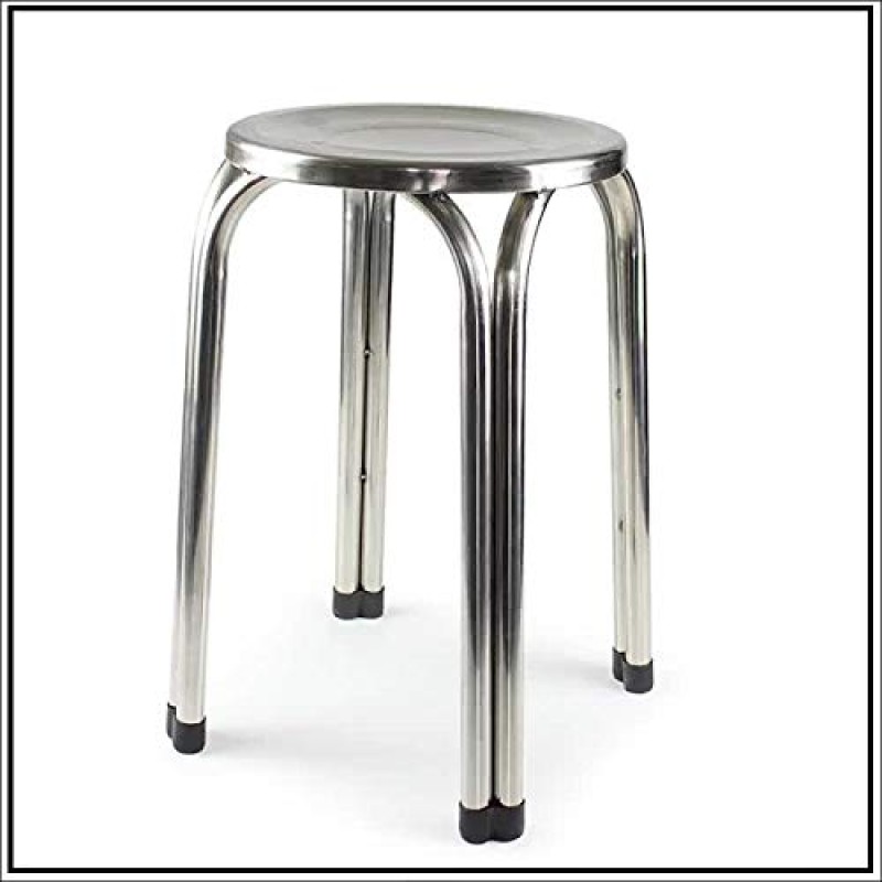 GOYALSON Stainless Steel Stool for Home/Doctor Stool/Medical Stool/Salon Stool/Warehouse Stool/Garage Stool/Stool for Bathroom/Multipurpose Stool